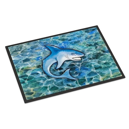 Carolines Treasures Carolines Treasures BB5352MAT 18 x 27 in. Shark Indoor or Outdoor Mat BB5352MAT